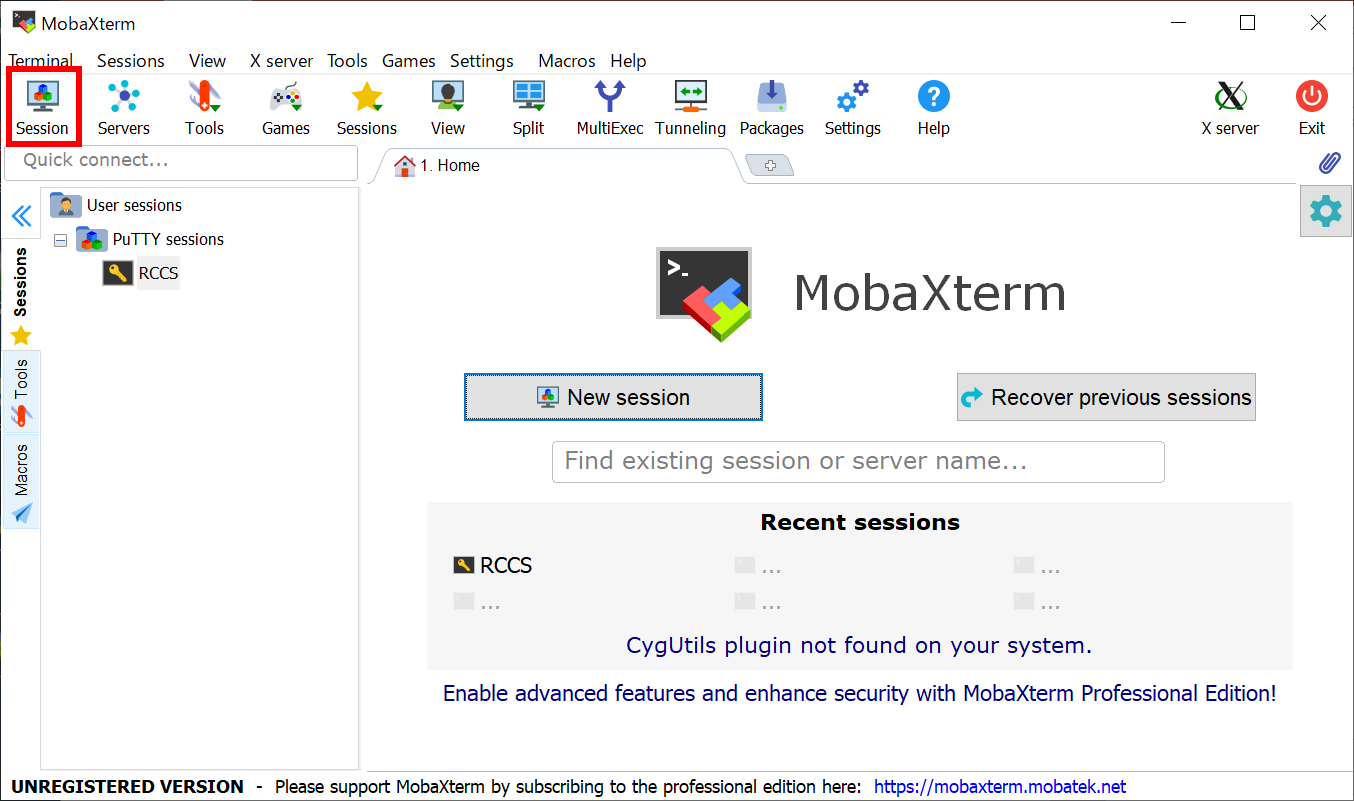 download the new version for windows MobaXterm Professional 23.4